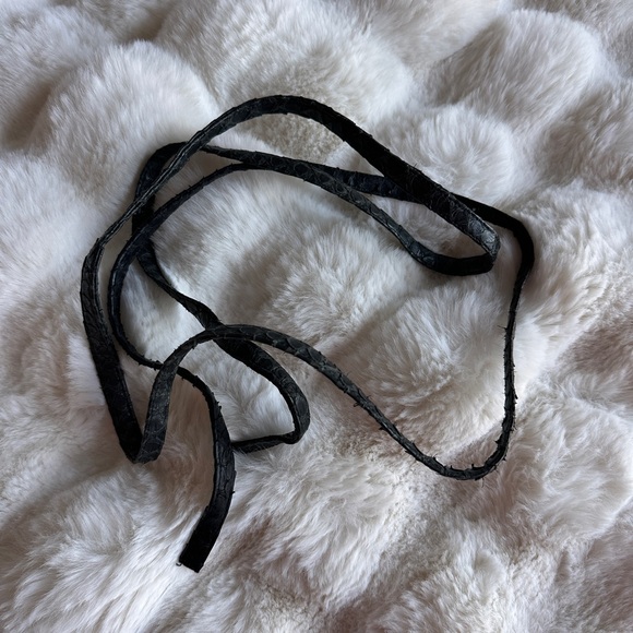 Susan Bennis Warren Edwards Genuine Calf Hair Leather Zebra Print Clutch - Picture 11 of 11